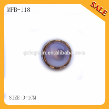 MFB118 Botón de la resina de la perla / botón de la resina de la Perla